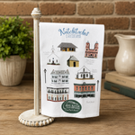 Natchitoches Heritage Landmark Tea Towel