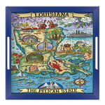 Louisiana Souvenir Tray with Handle
