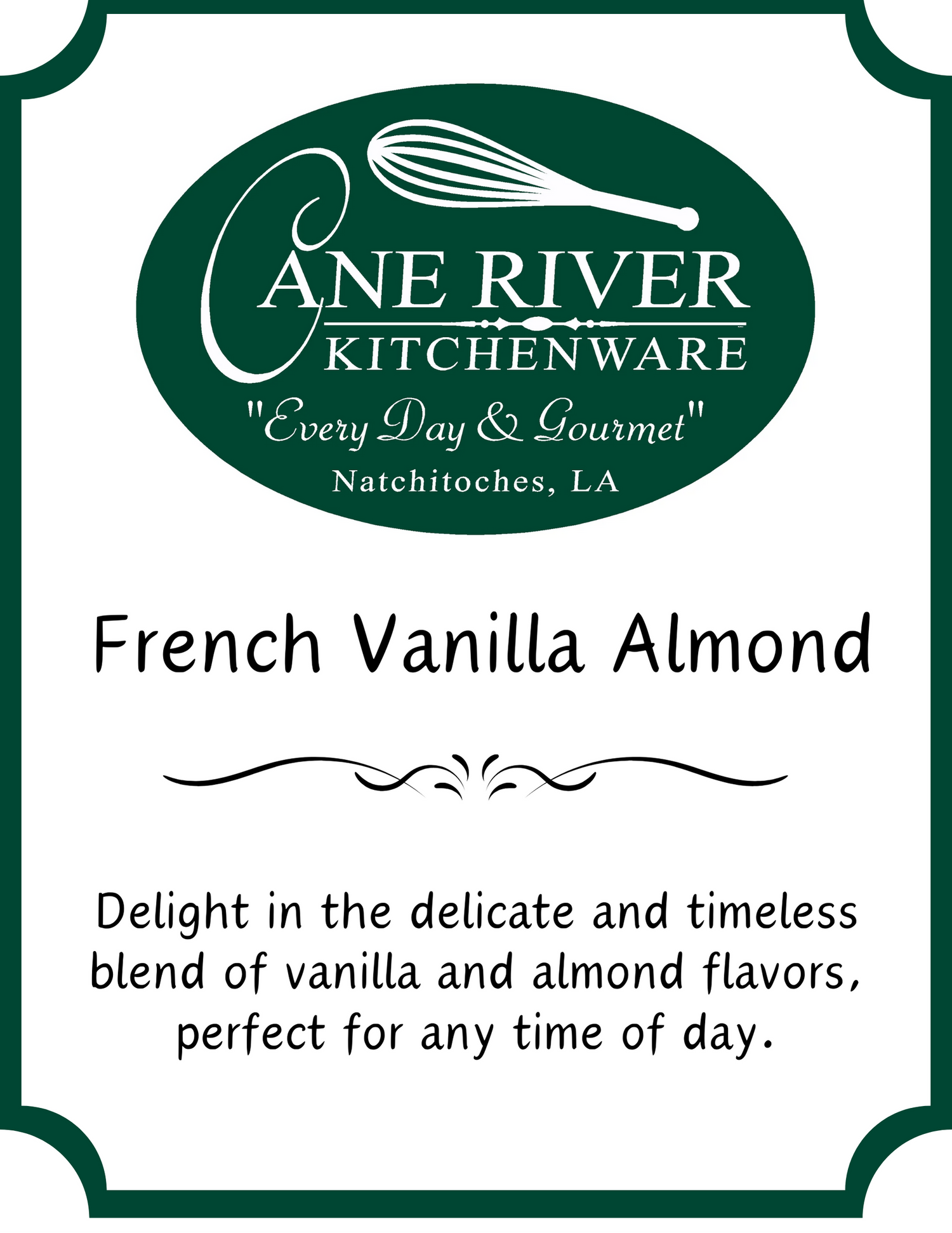 French Vanilla Almond