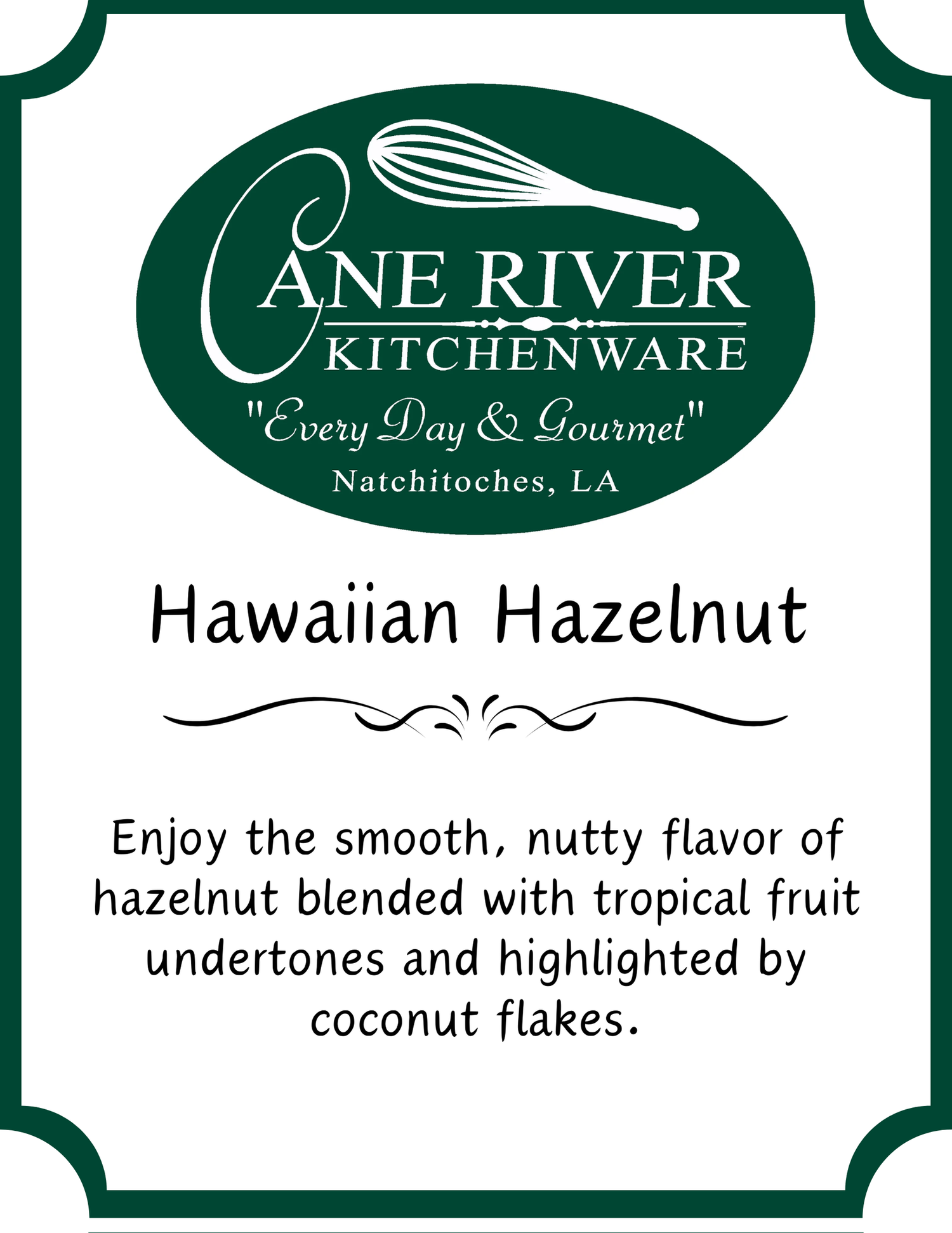 Hawaiian Hazelnut