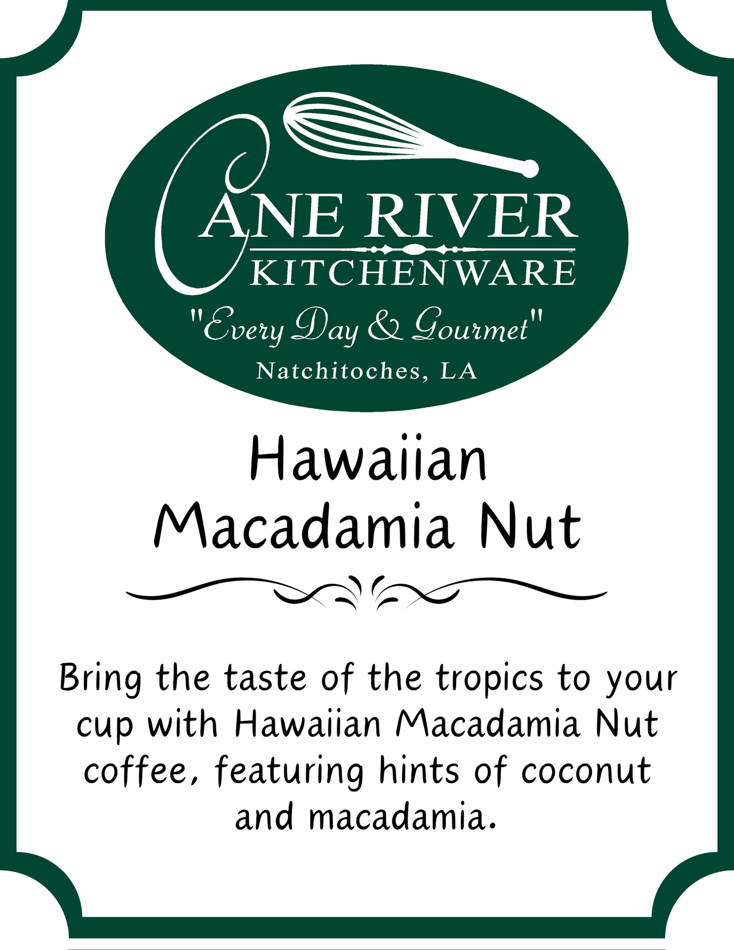 Hawaiian Macadamia Nut