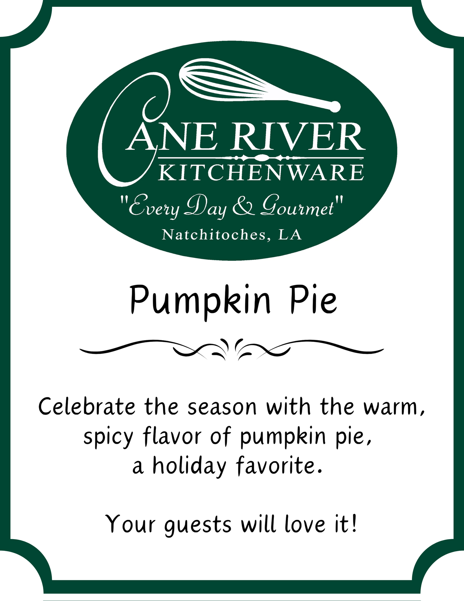 Pumpkin Pie