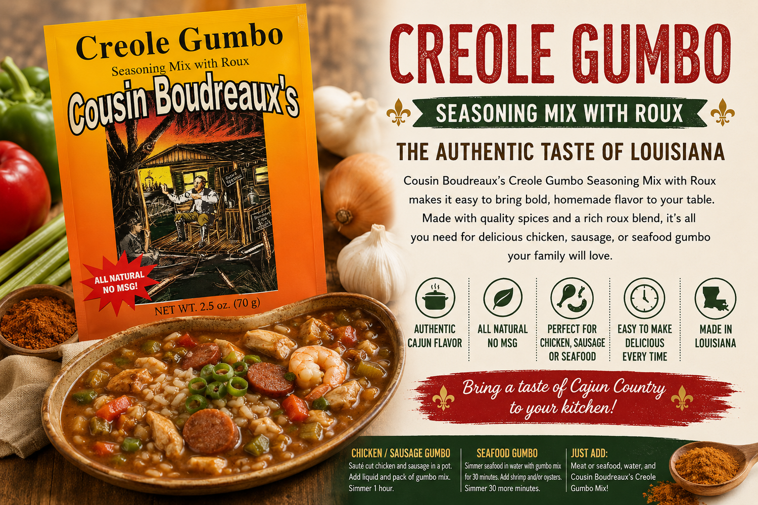 Dinner Mix - Creole Gumbo