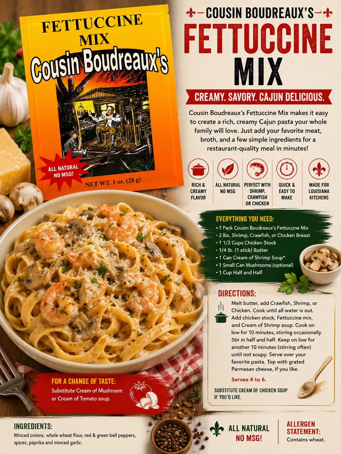 Dinner Mix - Fettuccine