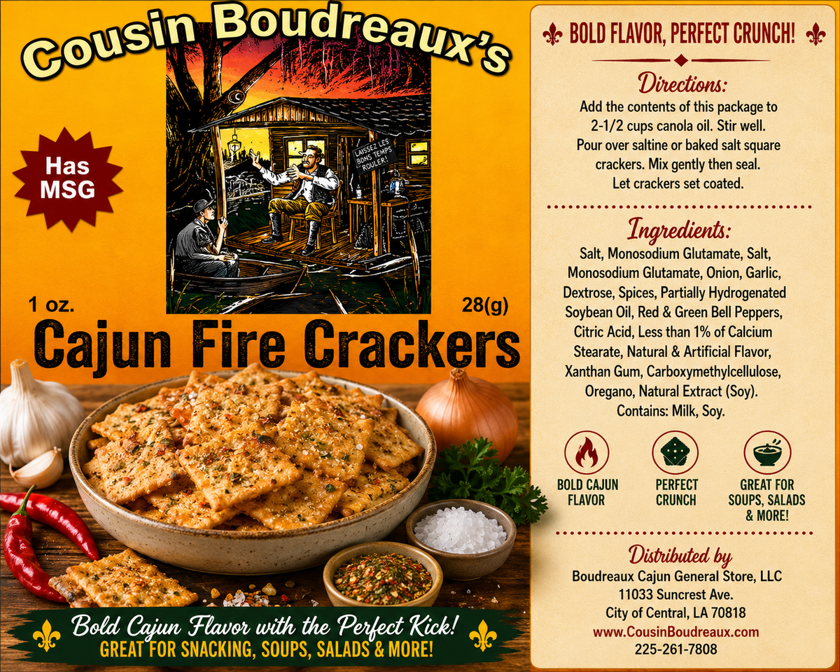 Crackers - Cajun Fire Cracker