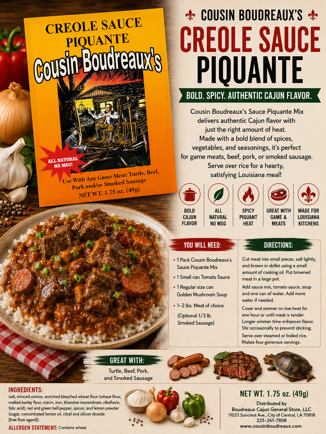 Dinner Mix - Sauce Piquante