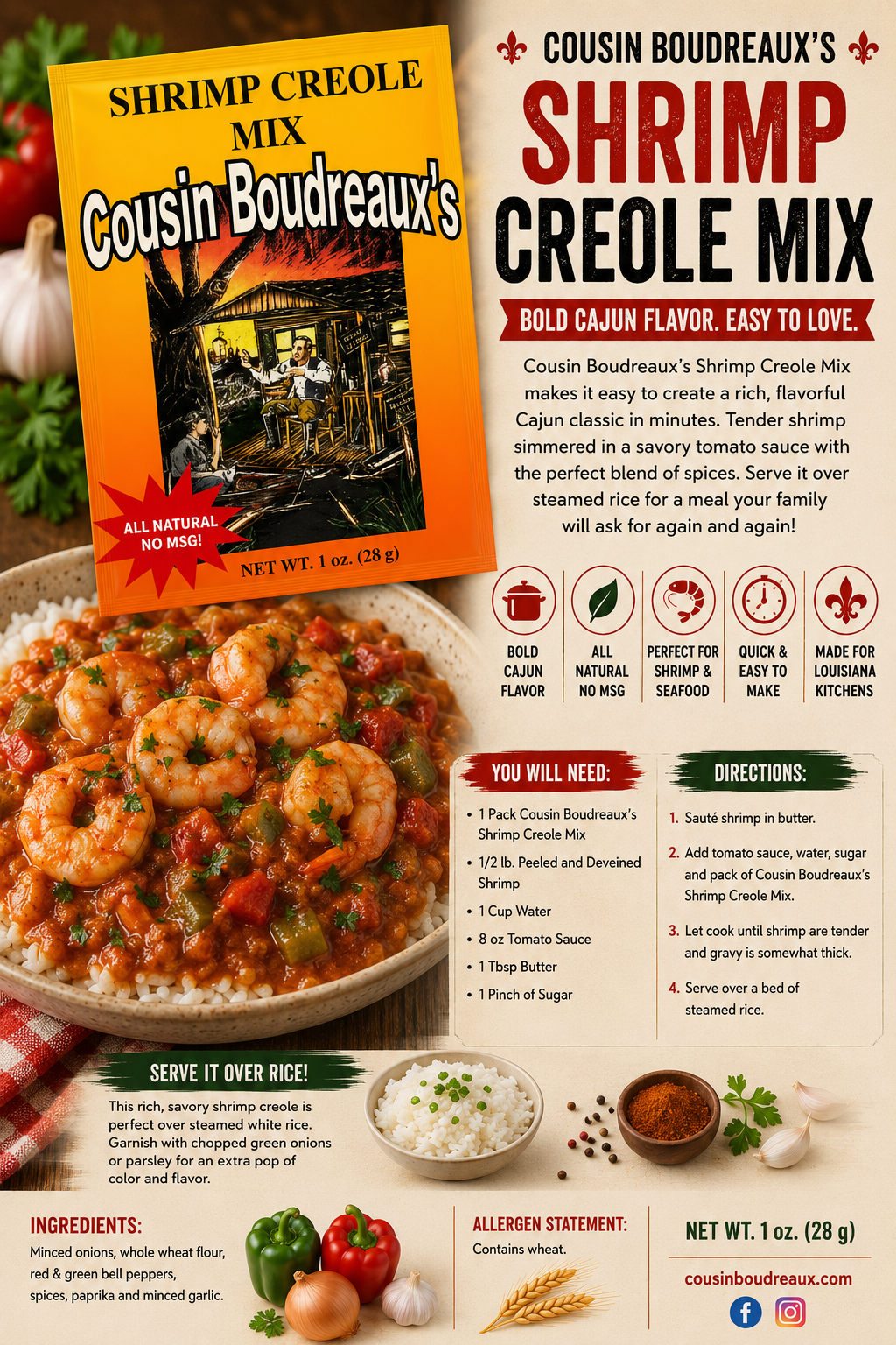 Dinner Mix - Shrimp Creole